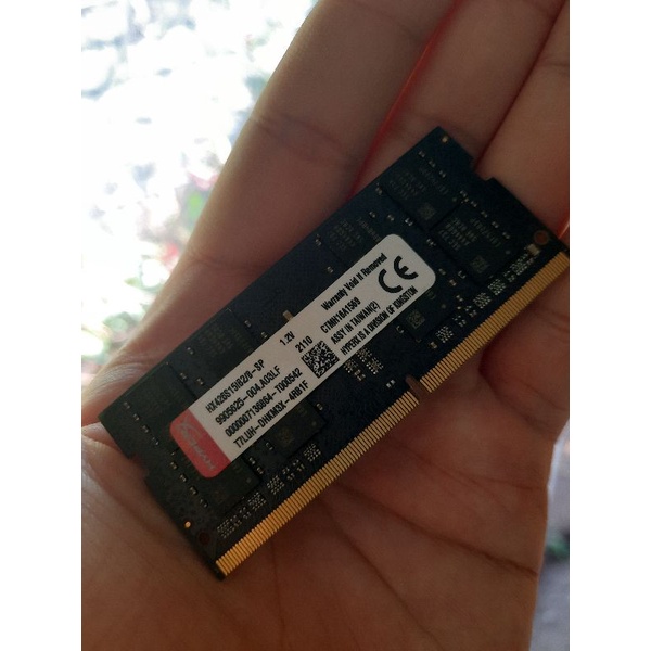แรมมือสองNote Book DDR4(2666) 8GB Kingston (Hyper-X/HX426S15IB2/8)
