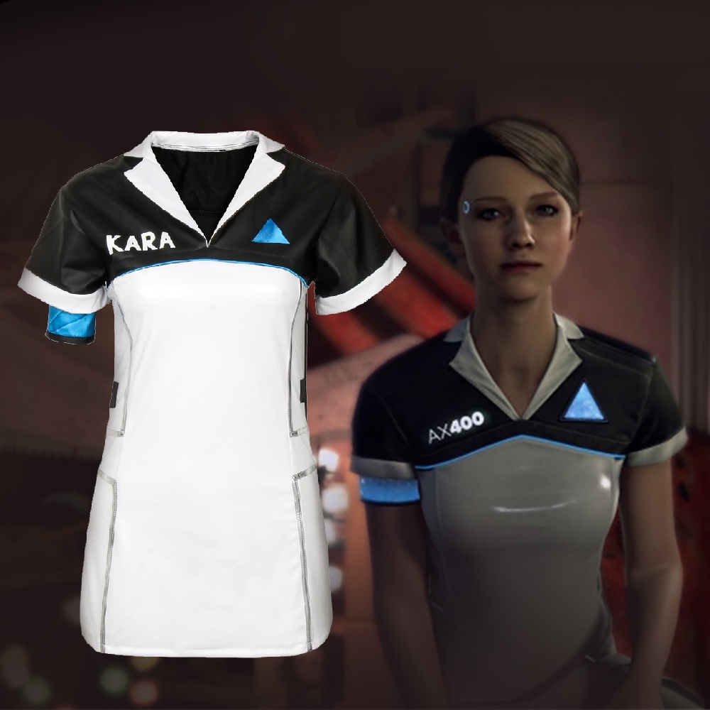 Game Detroit Become Human Kara Code Ax400 Cosplay Costume Dress For Female Top And Pants