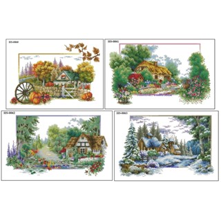 ครอสติช-ไม่พิมพ์ลาย-HS-0060,61,62,63 (พร้อมส่ง)
