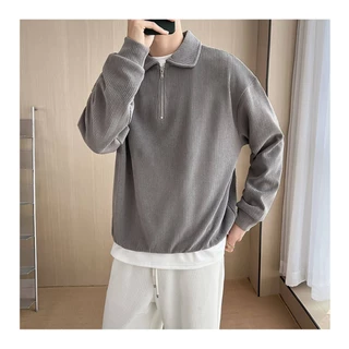 Polo 8240 เสื้อโปโลแขนยาว คอปกมีซิป กันหนาว