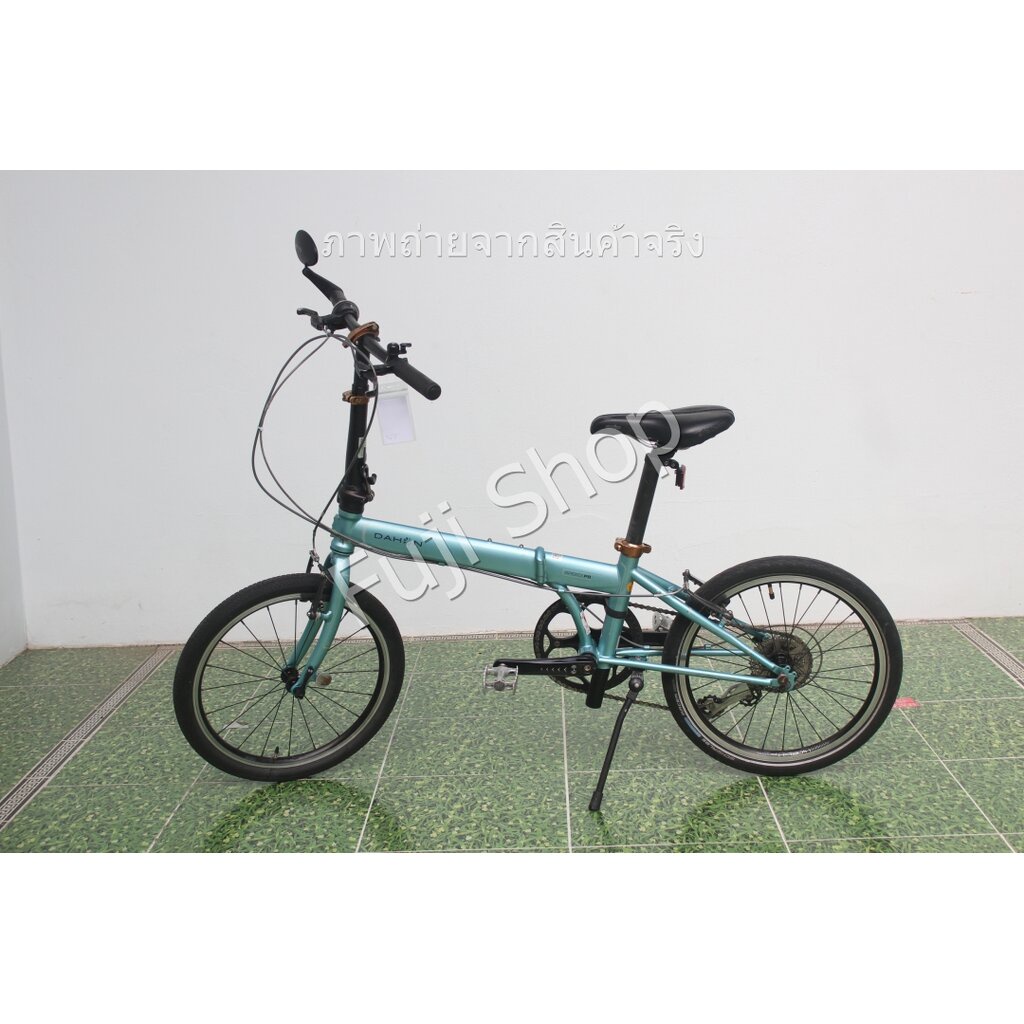 จักรยานพับได้ญี่ปุ่น - ล้อ 20 นิ้ว - มีเกียร์ - Dahon Speed P8 - สีฟ้า [จักรยานมือสอง]