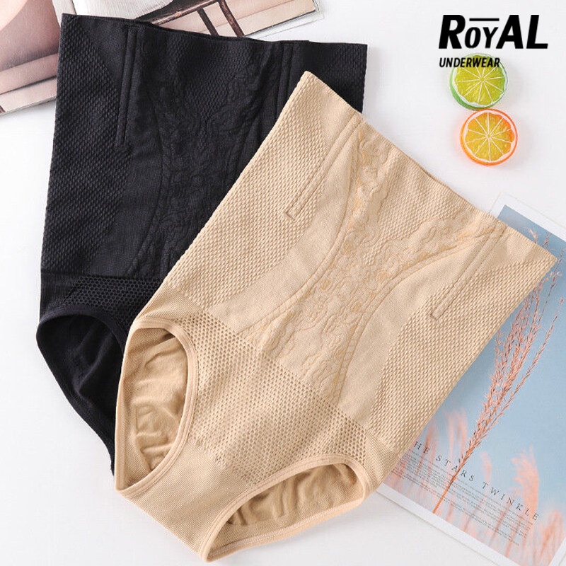 Royal Underwear  กางเกงในเอวสูงกระชับหน้าท้อง เนื้อผ้ายืดหยุ่น เก็บพุงได้ดี ADBBA100