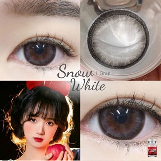 คอนแทคเลนส์ Lovely รุ่น Snowwhite Gray (สีเทา)