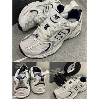 New Balance 530 NB530 SG  ผู้ชายและผู้หญิงรองเท้าผ้าใบย้อนยุค ทำงานรองเท้าลำลอง เงินตาข่าย