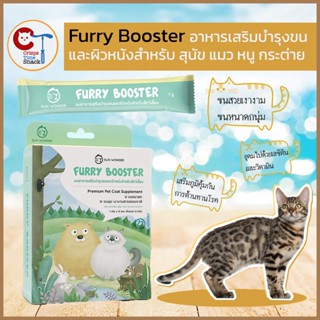 🔥 แบ่งขาย ขนสวย เงางาม Sun Wonder Furry Booster บำรุงขนแมว สุนัข หนู กระต่าย อาหารเสริมแมว อาหารเสริม บำรุงแมว