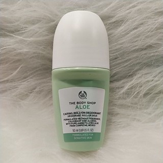 มีสินค้าพร้อมส่ง The body shop Aloe caring roll-on deodorant 50ml