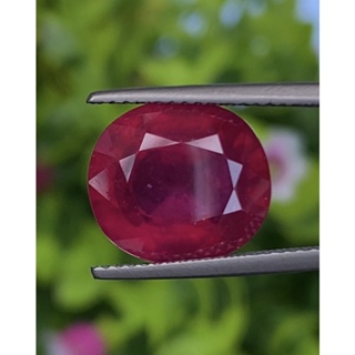 พลอย ทับทิม (Ruby Sapphire) 7.85 กะรัต (Cts.) พลอยแท้ อัญมณีมงคลประจําวันเกิด เครื่องประดับพลอย