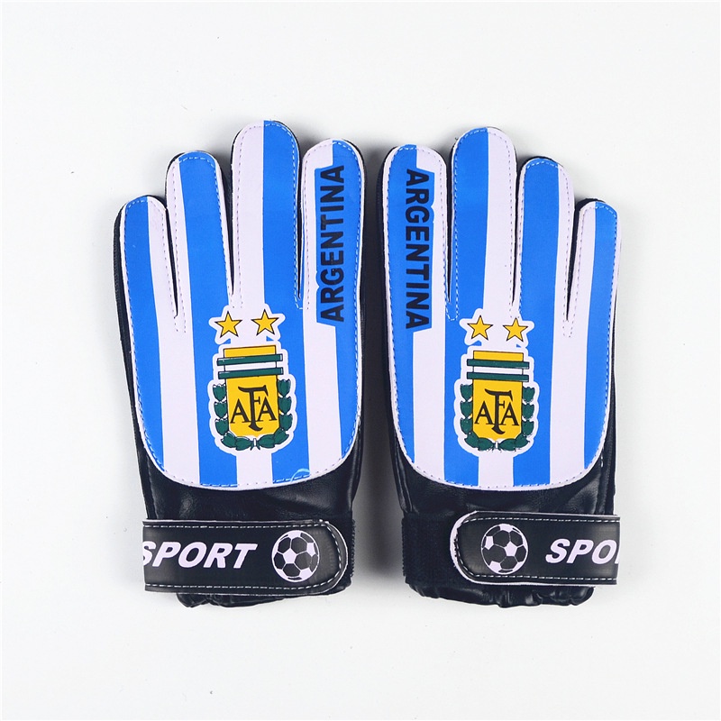 LOCAL Kids Goalkeeper Gloves Football Club Soccer Futsal Sports Equipment Training Glove Kelab Bola Sepak Size Budak #8