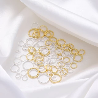 St.kunkka แหวนทองคําแท้ 18K สีไม่จางหาย สําหรับทําเครื่องประดับ DIY 20 ชิ้น