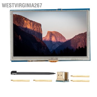 BWestvirginia267 หน้าจอสัมผัส Hdmi Lcd Hd 5 นิ้ว สําหรับมอนิเตอร์ Raspberry Pi3 Pi2 B