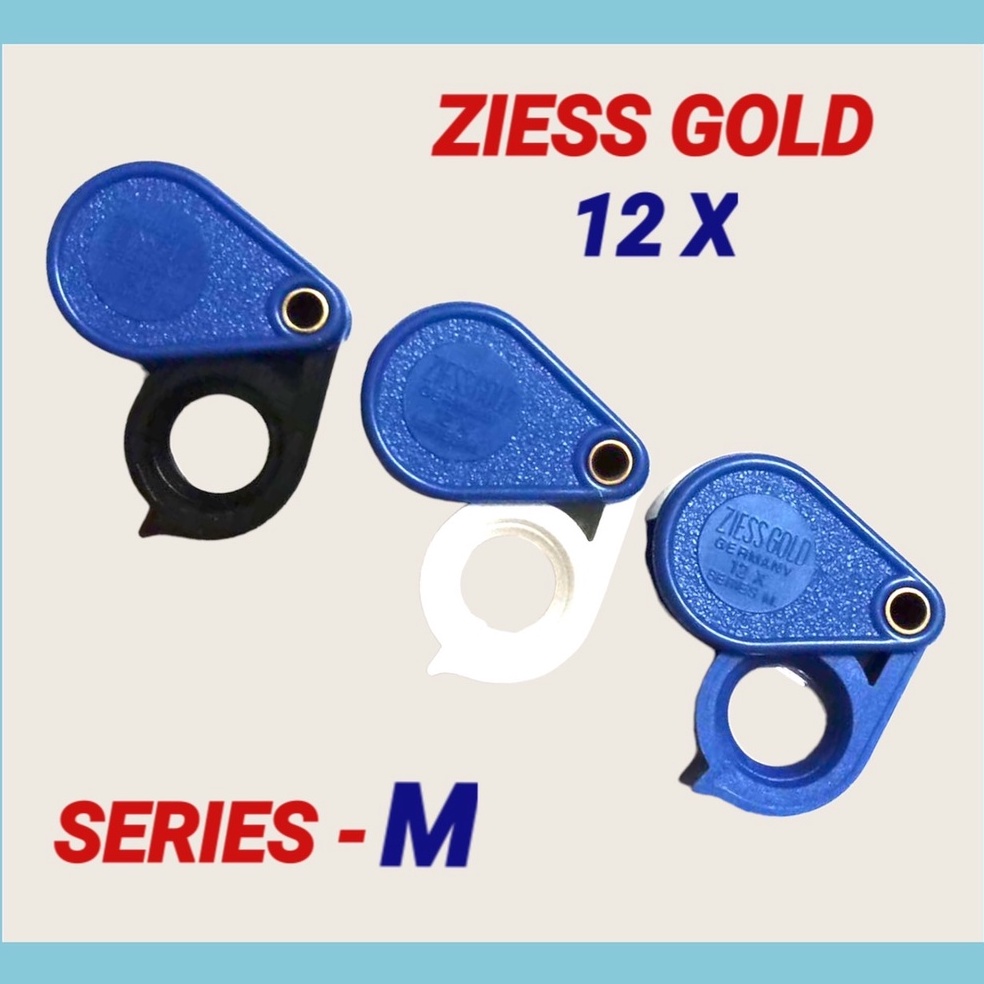 กล้องส่องพระ Ziess Gold 12x บอดี้พลาสติก Series M ขยาย 12 เท่า BLUE SERIES