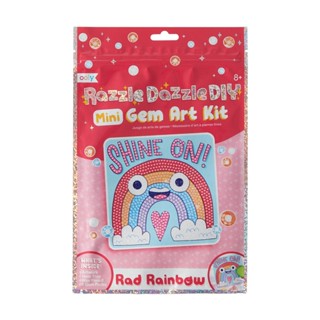 Razzle Dazzle DIY  Mini Gem Art Kit  ชุดประดิษฐ์ ติดเพชร ขนาดพกพา Rad Rainbow