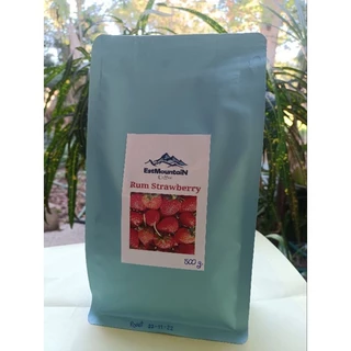เมล็ดกาแฟคั่วอ่อน รสรัมสตรอเบอรี่ RumStrawBerry Barrel Aged Speciality Coffee[ EST-M ]
