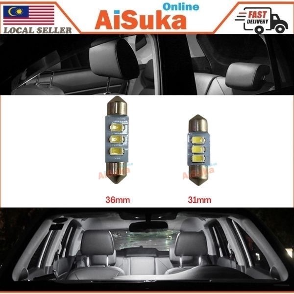 1 ชิ้น 3 LED 5630 สําหรับไฟโดมในรถยนต์สีขาว COLOUR !!!