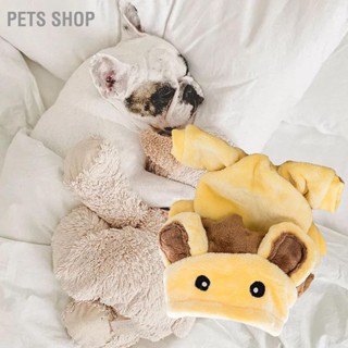 BPets Shop เสื้อกันหนาว มีฮู้ด ผ้าสักหลาด แบบนิ่ม รูปสัตว์น่ารัก ระบายอากาศ สําหรับสัตว์เลี้ยง สุนัข แมว