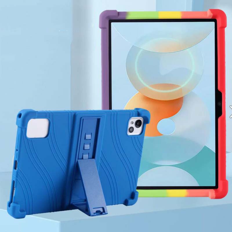 เคสกันกระแทกซิลิคอนแบบนุ่มสําหรับ Blackview Tab 13 ฝาครอบป้องกันการตก Blackviewtab13 ที่วางปลอกขาตั้