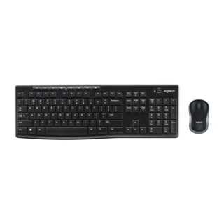 เมาส์และคีย์บอร์ดไร้สาย Logitech Wireless Mouse + Keyboard MK270r (TH/EN)