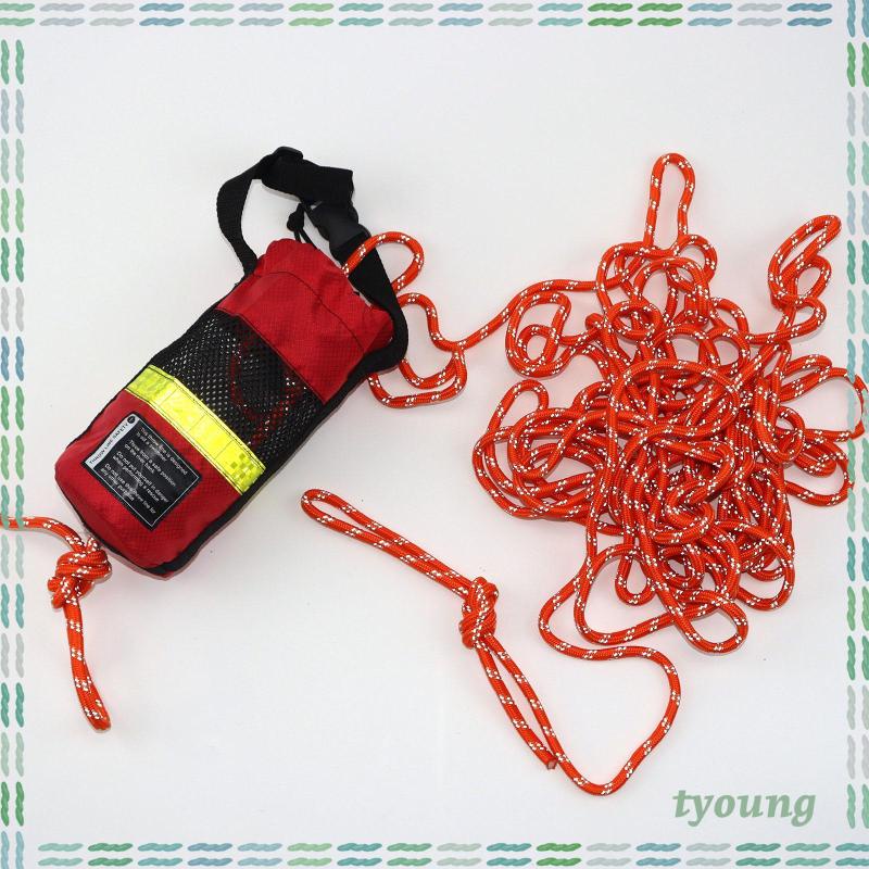 [TyoungTH] เชือกโยนถุง มองเห็นได้ชัด อุปกรณ์เสริม สําหรับล่องแก่ง เรือแคนู