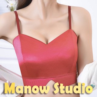 บราสายเดี่ยว เสื้อกล้าม สายเดี่ยว บราสายเดี่ยวแบบสวม 3318# Manow.studio