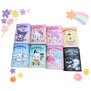 กระเป๋าสตางค์ 3 พับ SANRIO  - วัสดุหนัง PU  - มีช่องสำหรับใส่เหรียญ - มีช่องใส่แบงค์ /บัตร