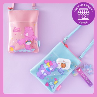 [Daiso Korea] 🟣Carebears กระเป๋าสะพายข้าง🟣 ใส / กระเป๋าสะพายข้าง / กระเป๋าสะพาย / หมีแคร์แบร์ / หมีหัวใจ / เครื่องเขียน / อุปกรณ์การเรียน / กระเป๋า / พีวีซี / น่ารัก / เครื่องประดับ / เกาหลี / เกาหลี