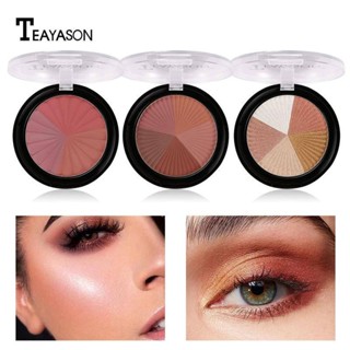 3-in-1 บลัชออน คอนทัวร์ เนื้อแมตต์ ประกายมุก 5 สี