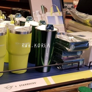 🎀【พร้อมส่ง】 2021 แก้วสตาร์บัคส์เกาหลี Starbucks Korea MINI SS DW To Go Tumbler 473ml/ 16oz Mini Cooper Collection