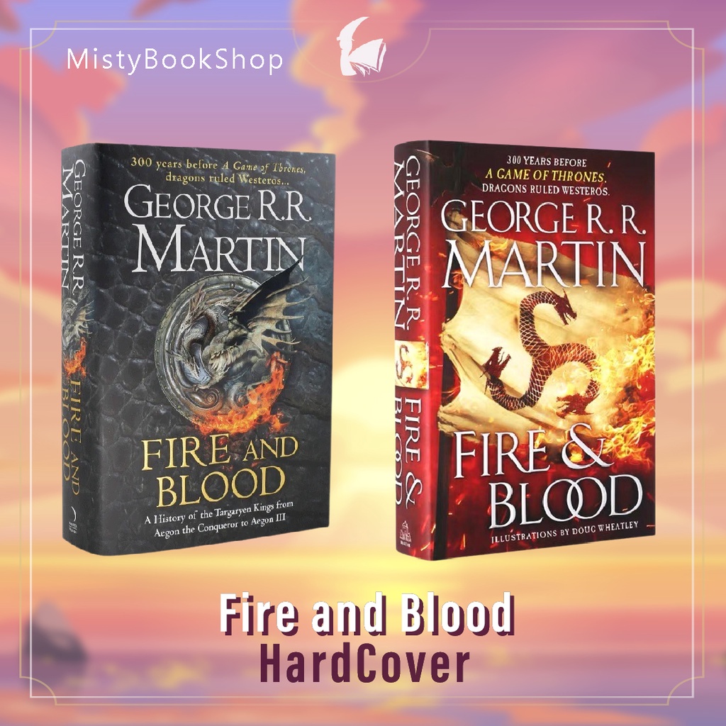 [พร้อมส่ง] ปกแข็ง Fire and Blood (หนังสือHouse of the dragon) By George RR Martin / Game of Thrones 