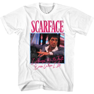 Tony Always Tells The Truth Scarface T-Shirt เสื้อยืดสีพื้น เสื้อคนอ้วนผญ