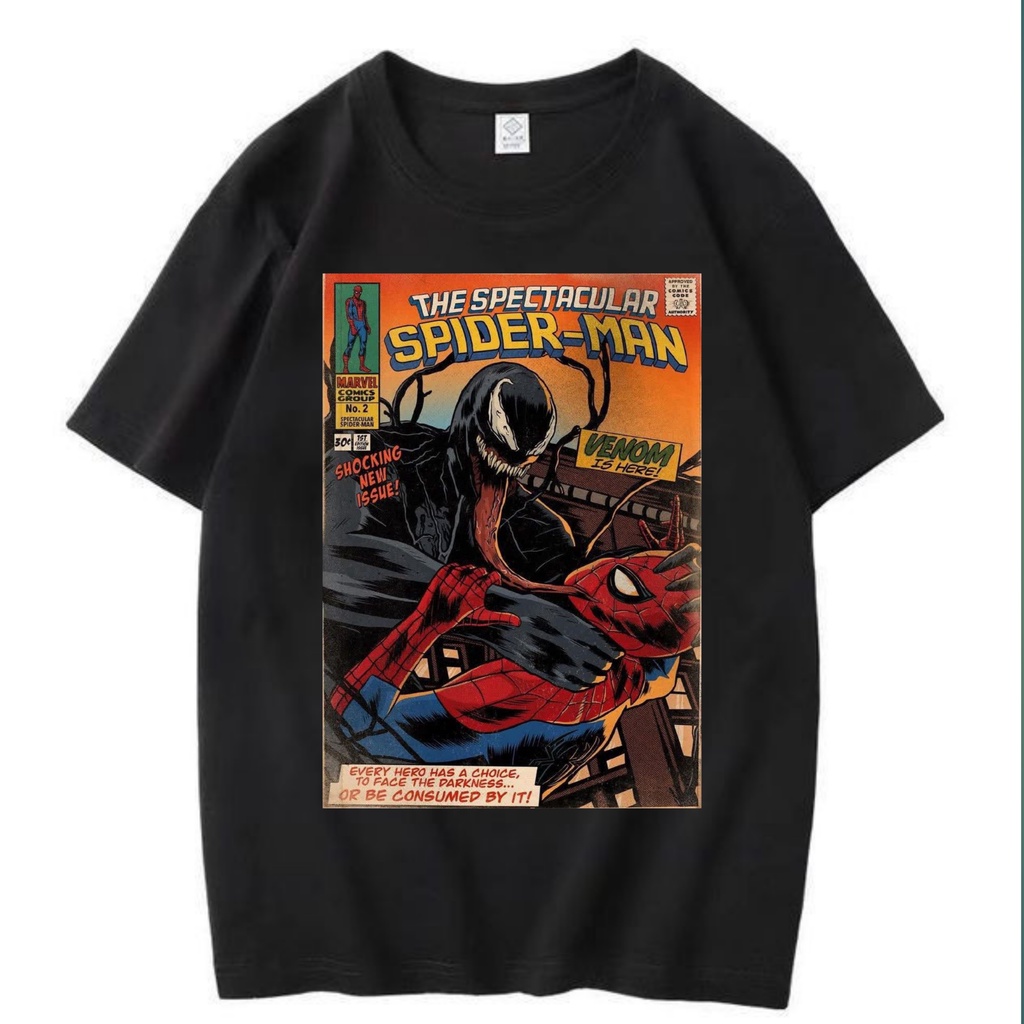 เสื้อยืด Venom SPIDERMAN - เสื้อยืด MARVEL SPIDERMAN