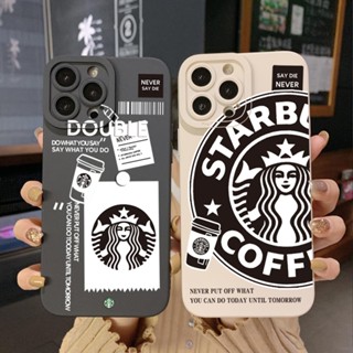 เคสโทรศัพท์มือถือ ซิลิโคน ลายกาแฟ Starbucks สําหรับ OPPO A17 A17K A57 A77 A94 A96 5G A57S A77S Reno 5 F Z 7 Lite 5G