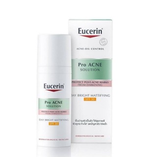 ของแท้ 💯% Eucerin Pro Acne Solution Day Mat Whitening SPF30