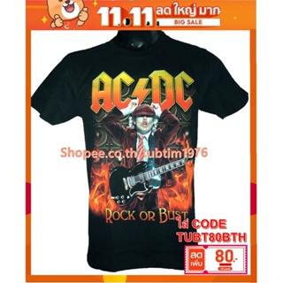 เสื้อวง Ac/Dc เสื้อวงร็อค เมทัล สากล เสื้อวินเทจ acdc เอซี/ดีซี ACD1737