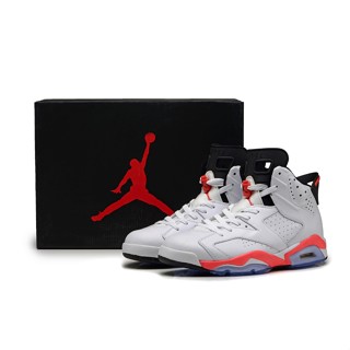 ขายดี Air Jordan 6 Retro รองเท้าบาสเก็ตบอล อินฟราเรด AJ6 384664-123