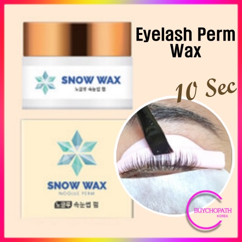 Kr_snow แว็กซ์ดัดขนตา สีส้ม 15 กรัม 300 ครั้ง / เป็นที่นิยมในเกาหลี