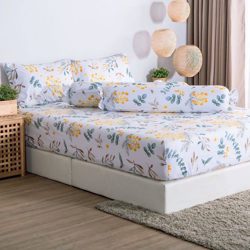 LUCKY mattress ชุดผ้าปูที่นอน Micro Touch Flower Stlye Collection