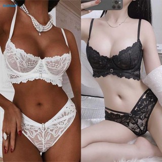 【HODRD】Bra Set Panty Push Up S-XL Sleepwear Underwear Womens G-String Lace Ladies【Fashion】