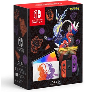 [เครื่องเกมส์] NEW!! Nintendo Switch OLED Model [Pokemon Scarlet &amp; Violet Limited Edition]