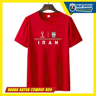 [COD]เสื้อยืด ผ้าฝ้าย พิมพ์ลาย WORLD Cup WORLD QATAR 30S 2022S-5XL