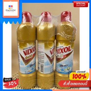 วิกซอล น้ำยาทำความสะอาดห้องน้ำ VIXOL 900ml แพ็ค3 ทองVIXOL Nettoyant Salle de Bain VIXOL 900ml Pack 3 Or