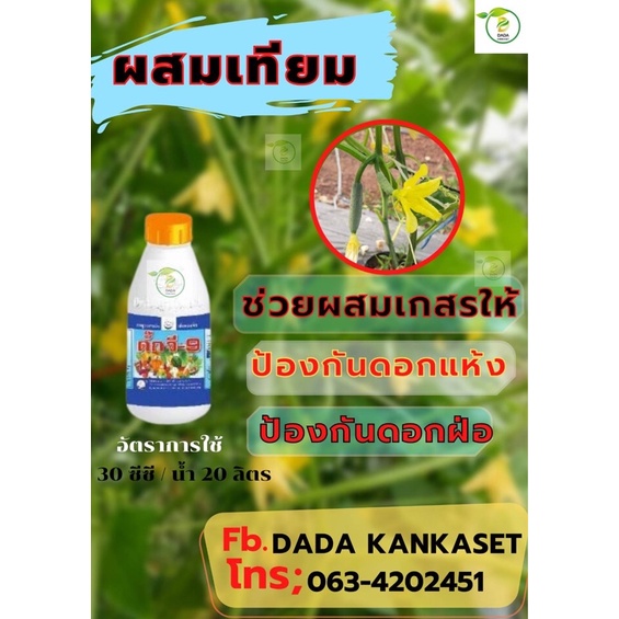 ของแท้100% ดั๊กจี9 จี9 ผสมเทียม ผสมเกสร ยาแปลงเพศ แตงดอกฝ่อ ดอกแห้ง ดอกร่วง ยาเป็ด