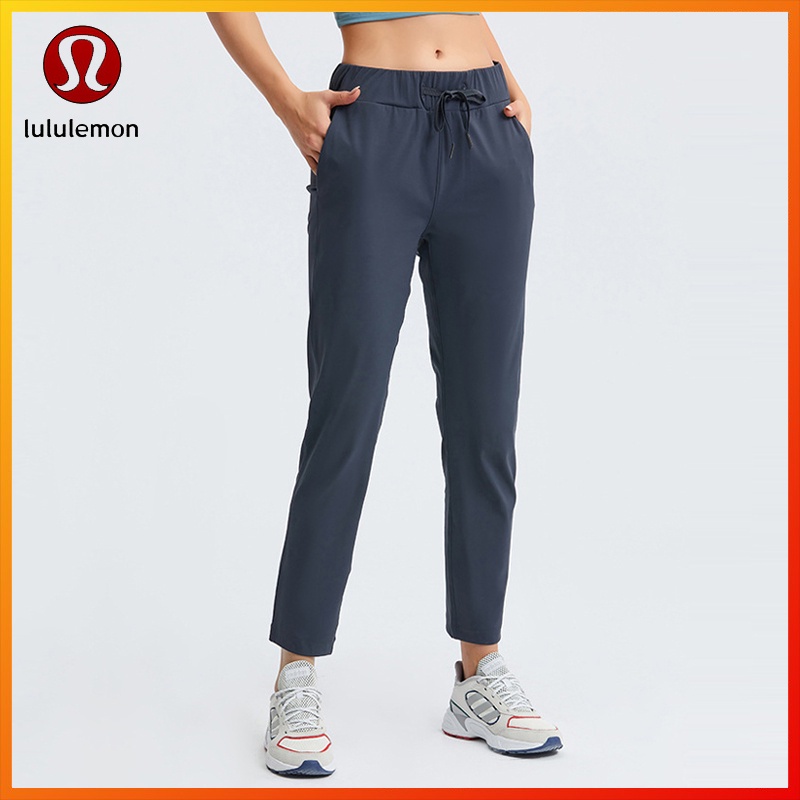 Lululemon ใหม่ กางเกงโยคะ มีกระเป๋าด้านข้าง ผ่อนคลาย DL081