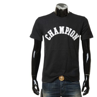 Champion เสื้อยืดลําลอง แขนสั้น พิมพ์ลายโลโก้ ขนาดใหญ่ สําหรับผู้ชาย