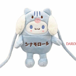 Daron กระเป๋าถือ กระเป๋าสะพายไหล่ กระเป๋าใส่เหรียญ ลายการ์ตูน Cinnamoroll Kuromi ขนาดเล็ก สําหรับเด็กผู้หญิง