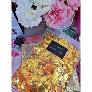 กระดาษโปรย Metallic Confetti - Round Gold Metallic Confetti (Diameter 1.5 CM)