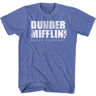 Dunder Mifflin The Office T-Shirt เสื้อยืดเปล่า เสื้อครอปสายฝอ เสื้อยืดถูกๆ