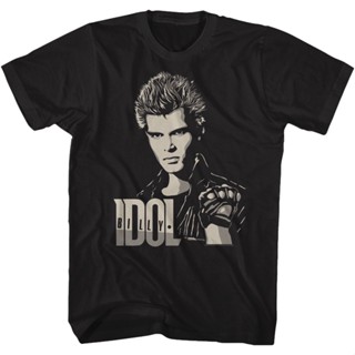 Two Tone Billy Idol T-Shirt เสื้อคู่รัก เสื้อคู่รัก