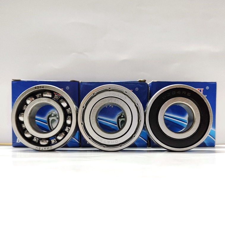 Ohatsu Ball Bearing Bearing 6204 ธรรมดา 6204 ZZ ฝาครอบเหล็ก 6204 2RS ฝาครอบยางเดิม 6204 6204ZZ 6204-