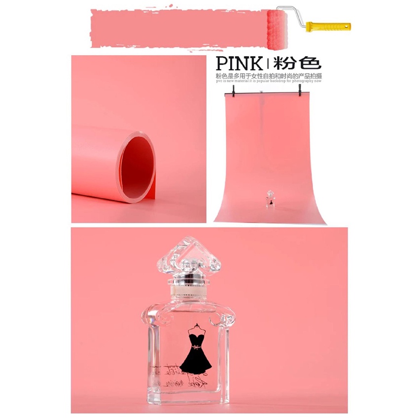 PVC photo studio backdrop 120cm x 200cm available in 7 colors ฉากถ่ายภาพ PVC ขนาด 120 x 200 เซนติเมตร มี 7 สีเลือกสีได้