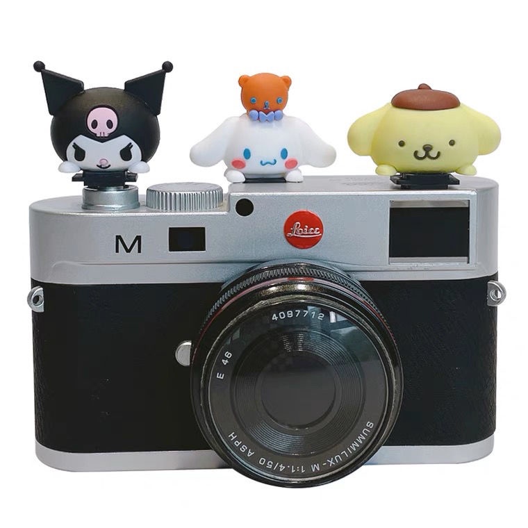 [ที่ครอบแฟลชกล้อง] Sanrio Cinnamon Dog Kuromi KT Cat Camera Hot Shoe Cover เหมาะสําหรับ Sony Fuji Micro SLR Canon